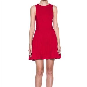 A STEAL!! Rag and Bone red fit flare dress Sz Sm